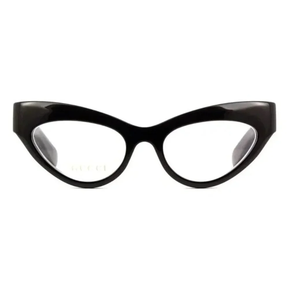 NEW GUCCI CAT EYE EYEGLASSES GUCCI BLACK CLEAR EYEWEAR